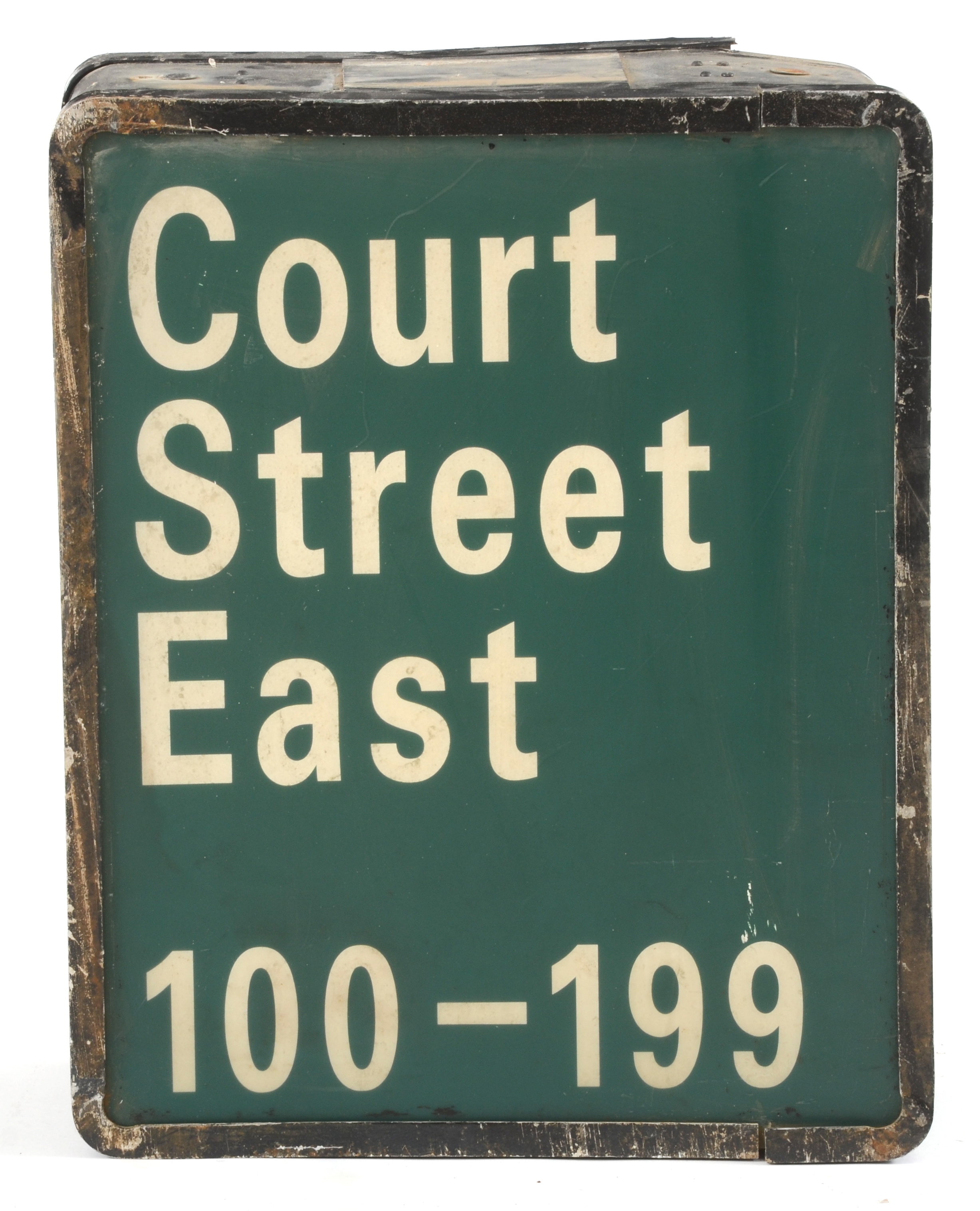 Vintage Illuminated Cincinnati Street Sign