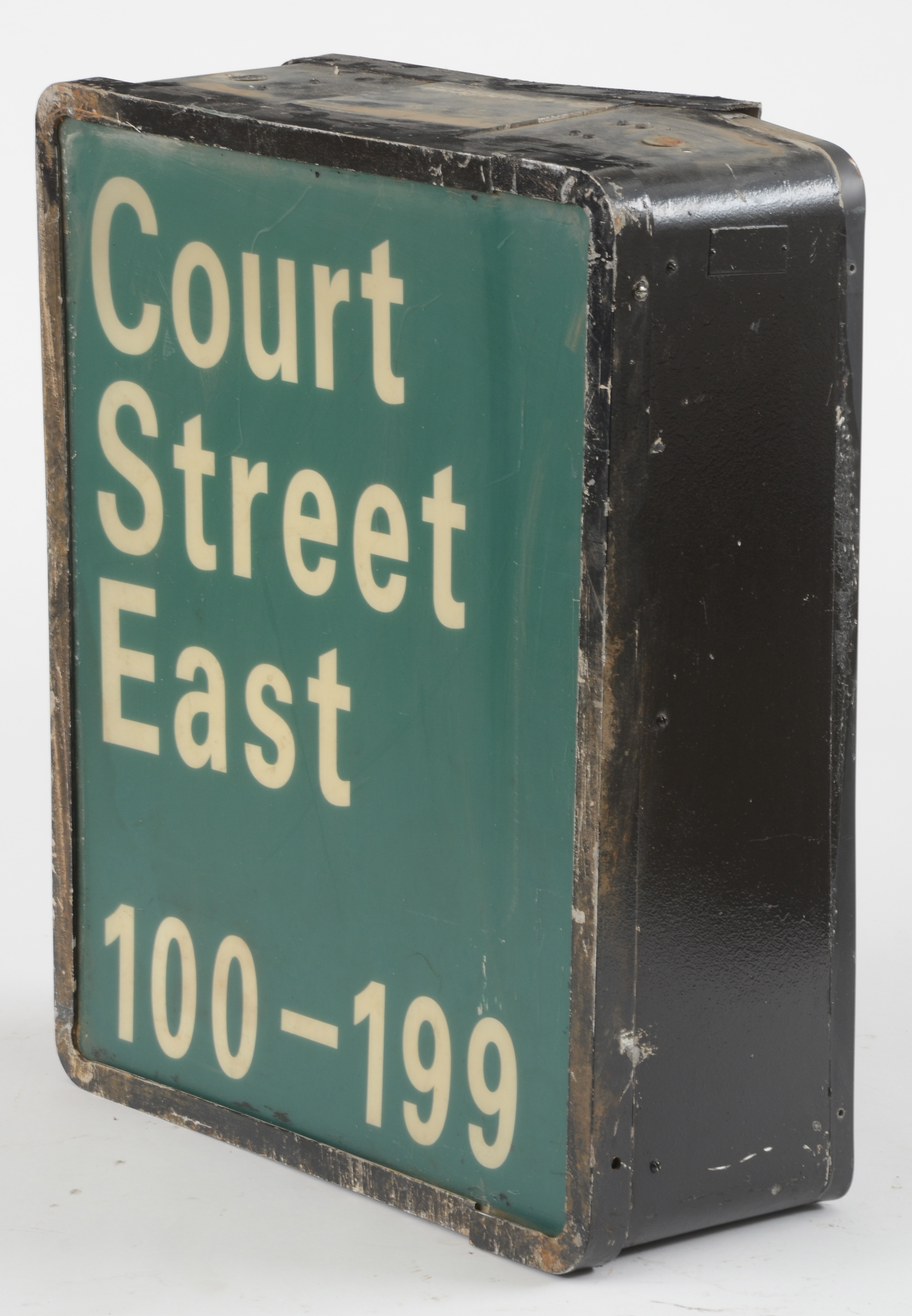 Vintage Illuminated Cincinnati Street Sign