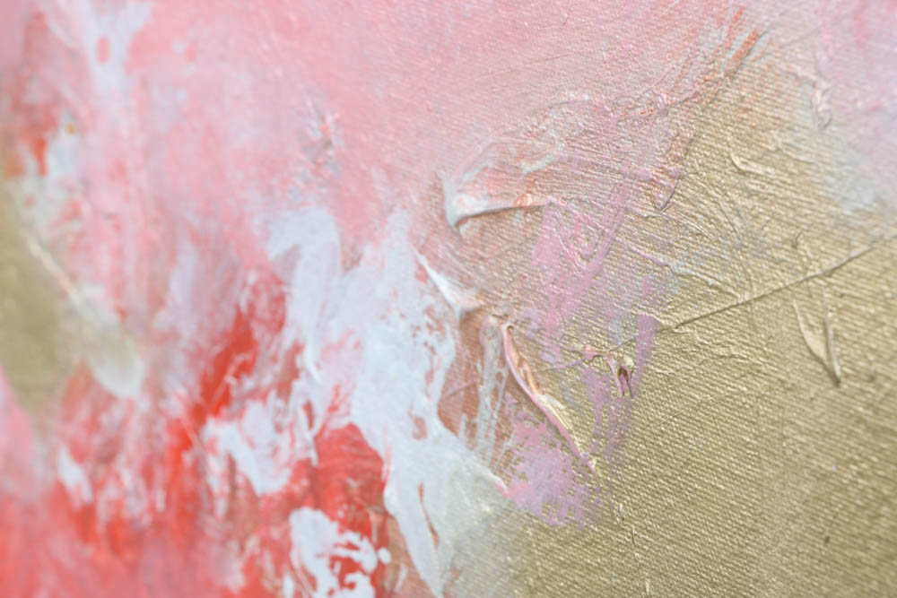 Robbie Kemper Original Acrylic on Canvas "Silver & Gold"