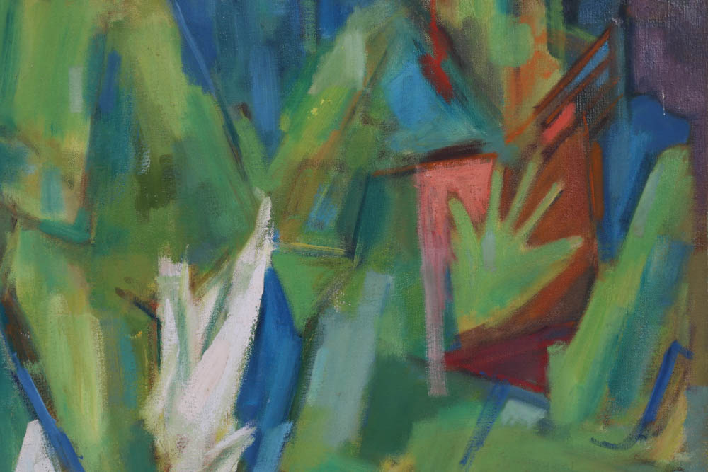 Original Abstract Expressionist Figurative Oil on Canvas