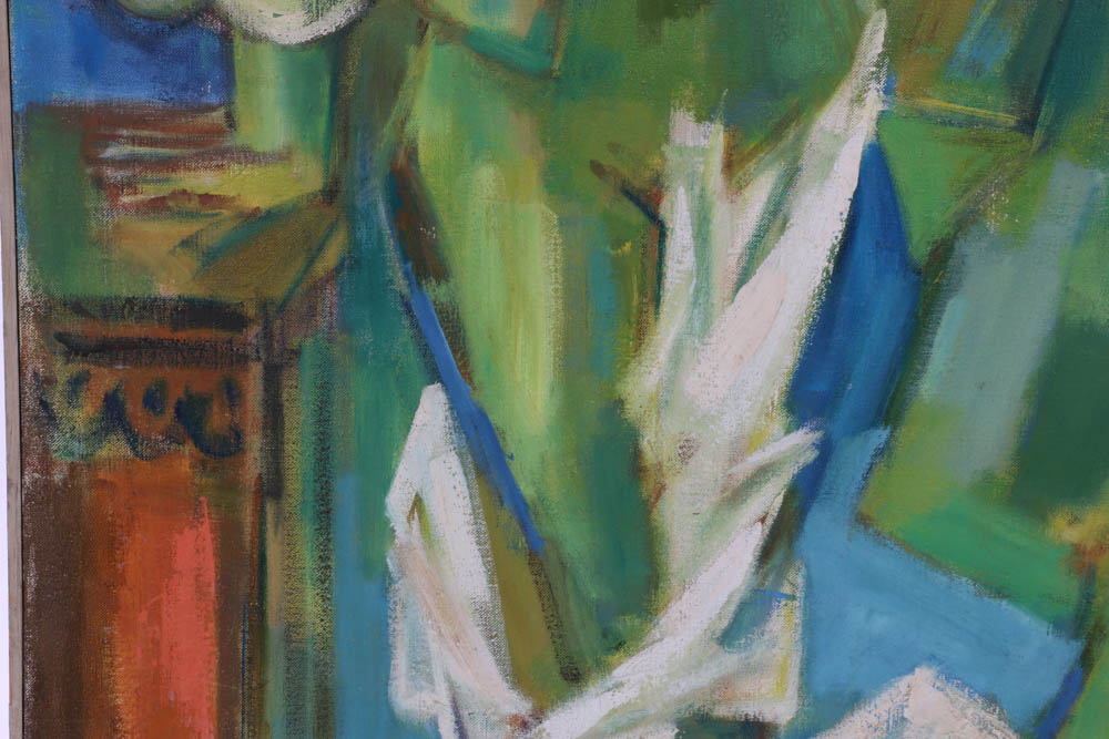 Original Abstract Expressionist Figurative Oil on Canvas