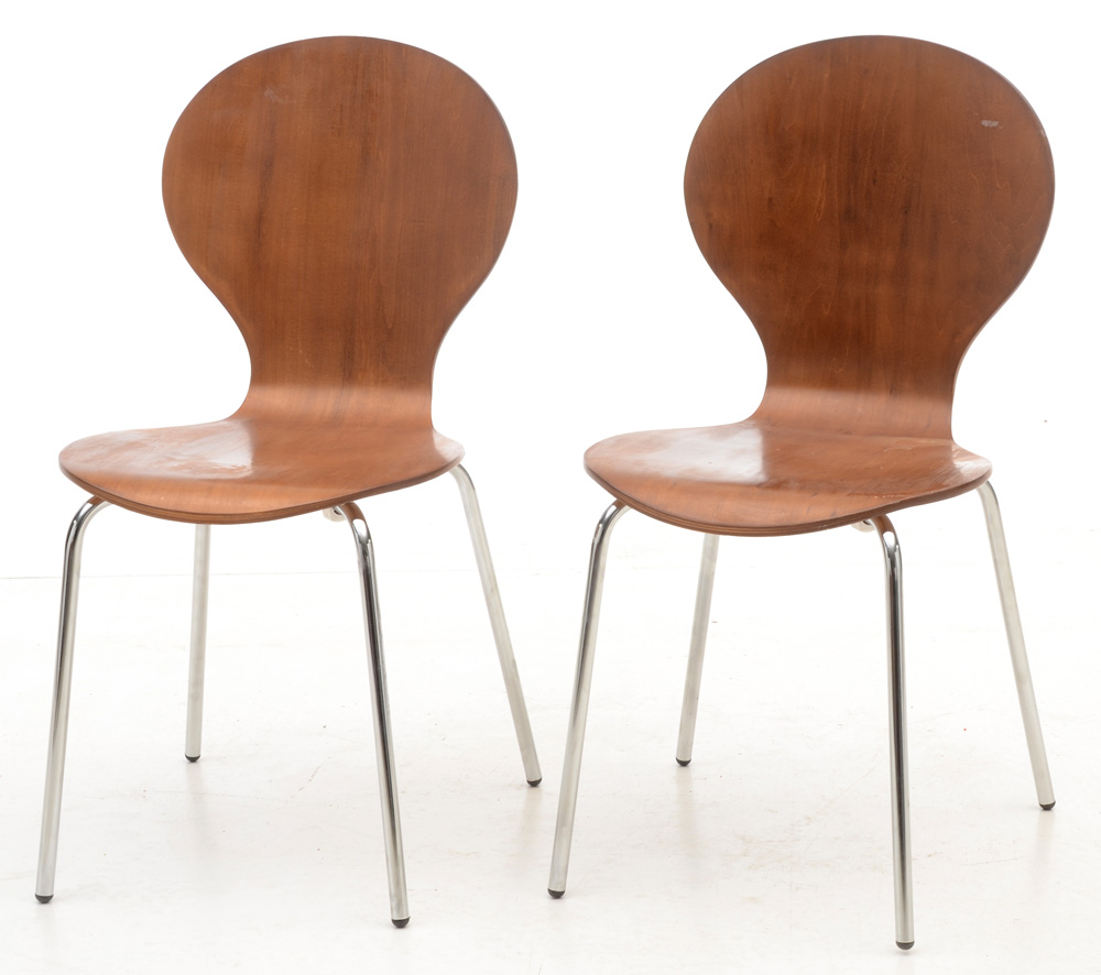 Pair of Contemporary Modern Side Chairs