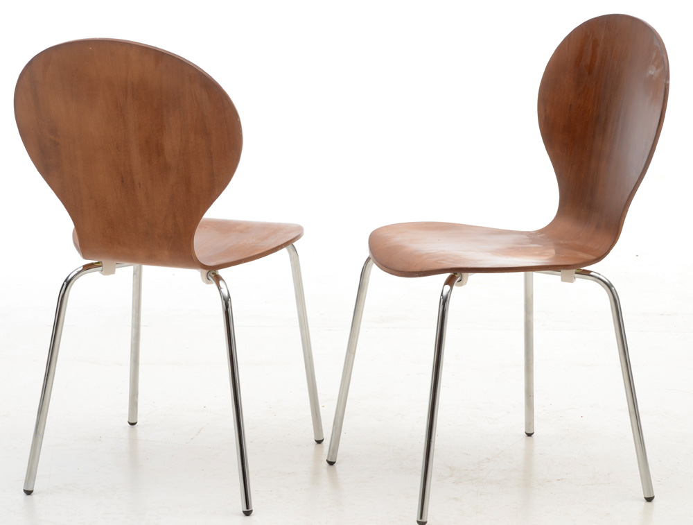 Pair of Contemporary Modern Side Chairs