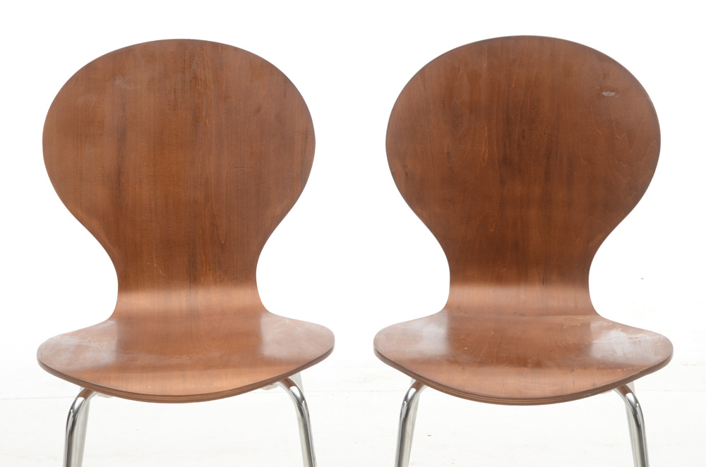 Pair of Contemporary Modern Side Chairs