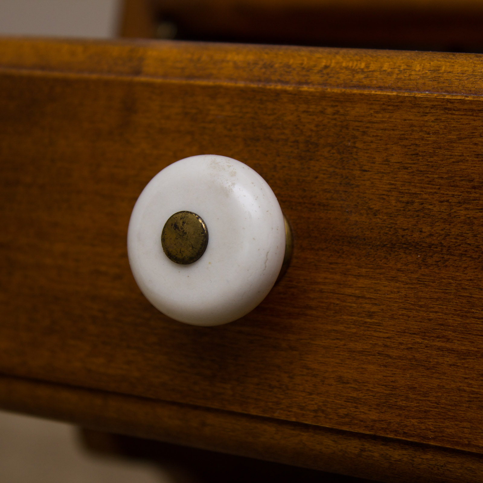 Vintage O'Hearn Sugar Maple Hanging Wall Desk