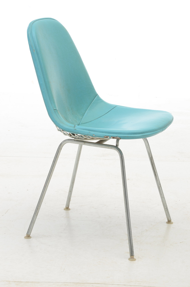 Set of Four Herman Miller Wire Grid Chairs by Charles Eames