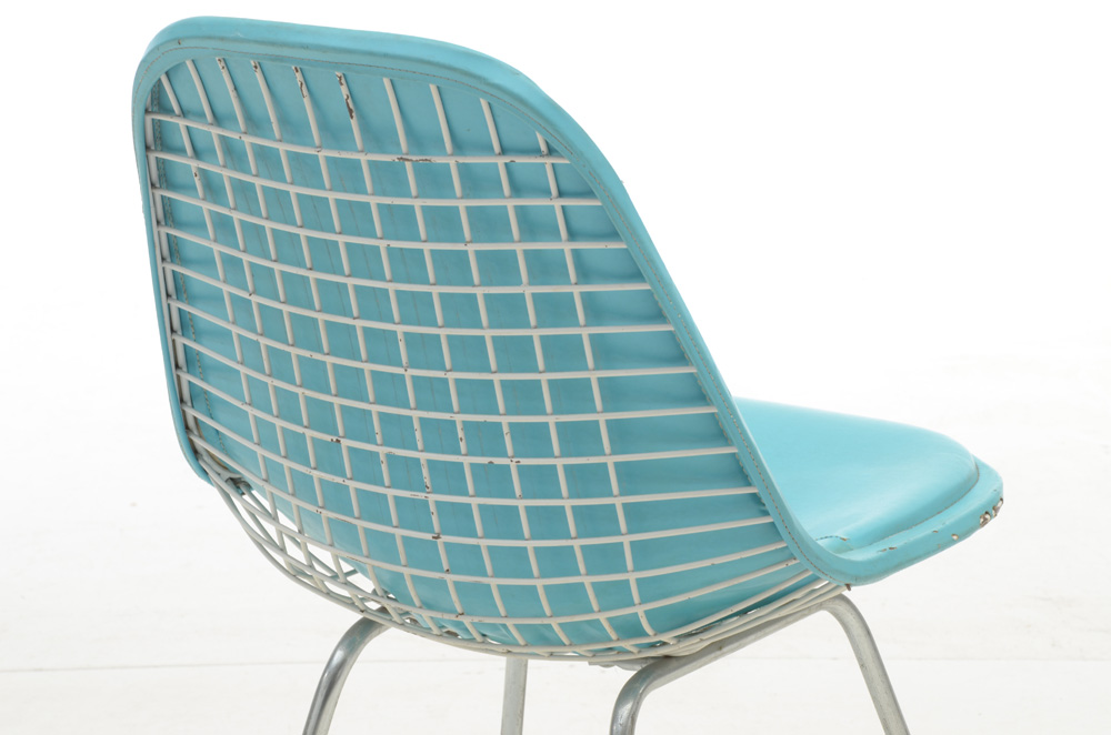 Set of Four Herman Miller Wire Grid Chairs by Charles Eames