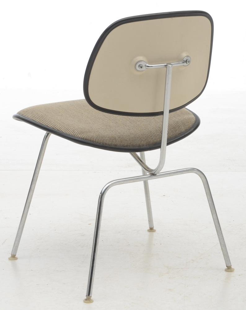 Upholstered "DCM" Chair by Eames for Herman Miller