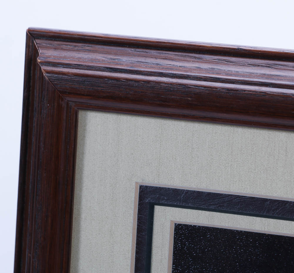 Vintage "Old Dutch" Framed Beer Advertising Lithograph Print