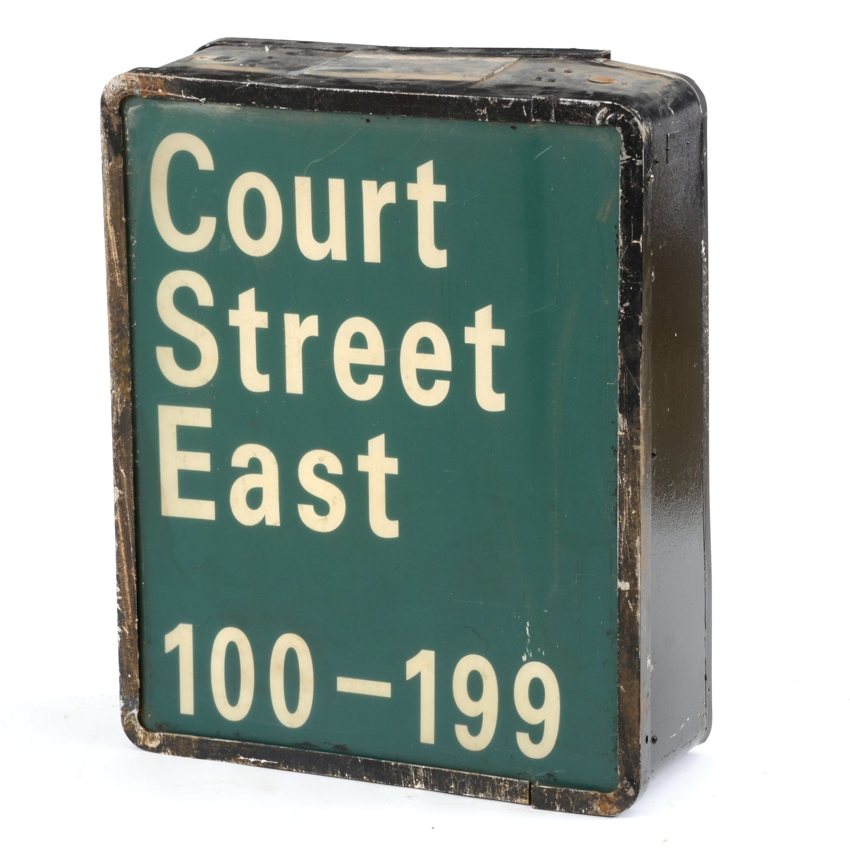 Vintage Illuminated Cincinnati Street Sign