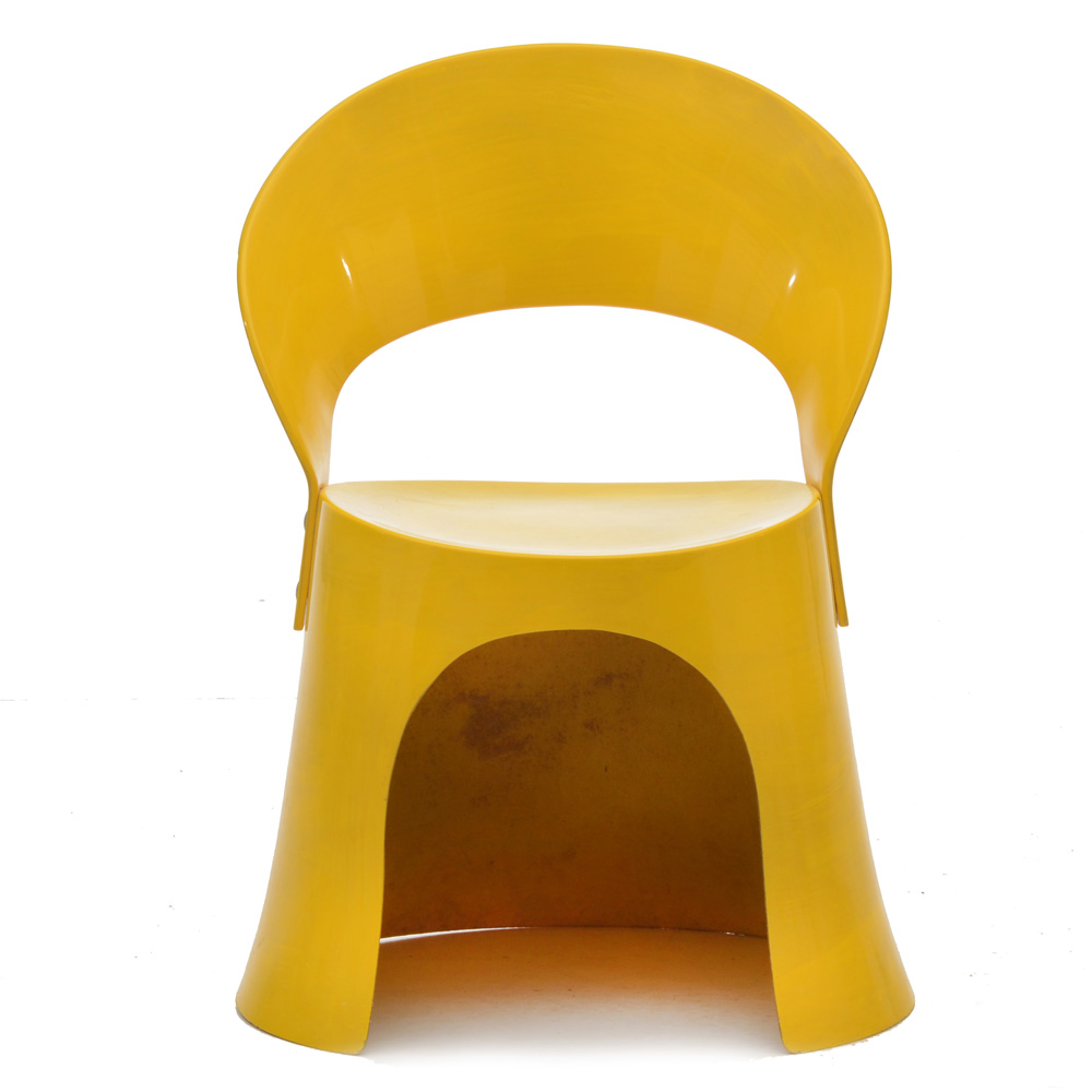 Nanna Ditzel Yellow Fiberglass Chair