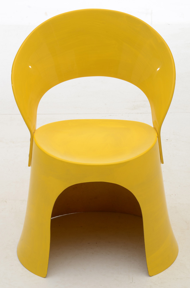 Nanna Ditzel Yellow Fiberglass Chair