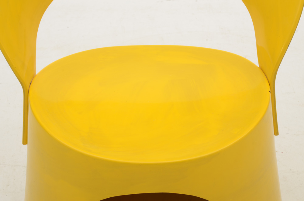 Nanna Ditzel Yellow Fiberglass Chair