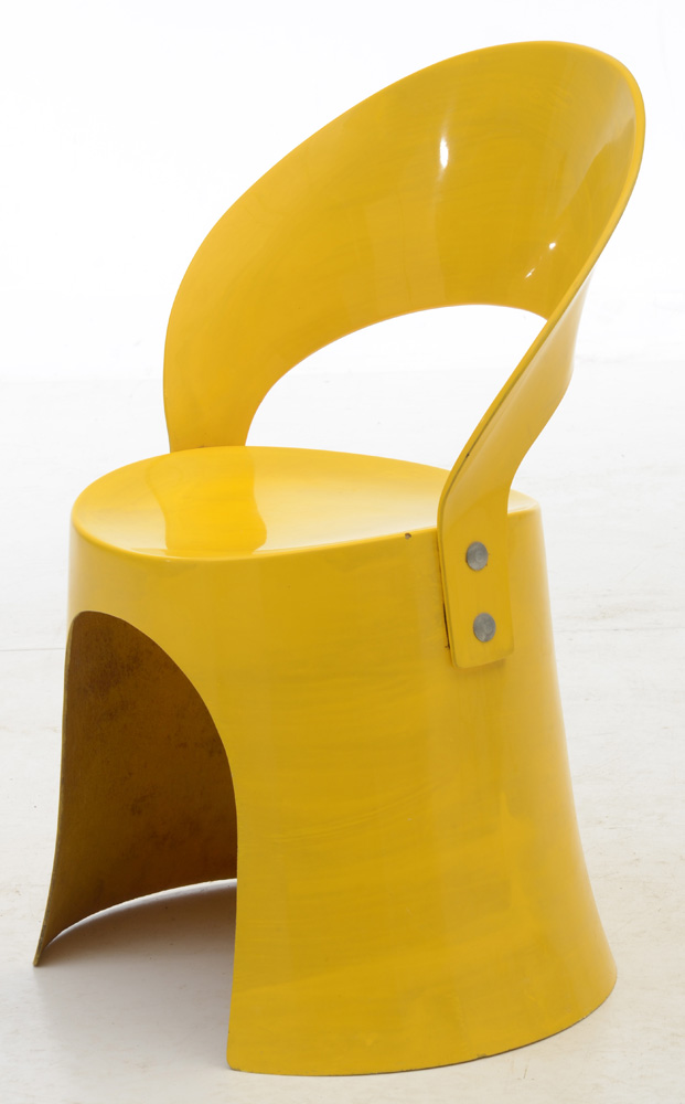 Nanna Ditzel Yellow Fiberglass Chair