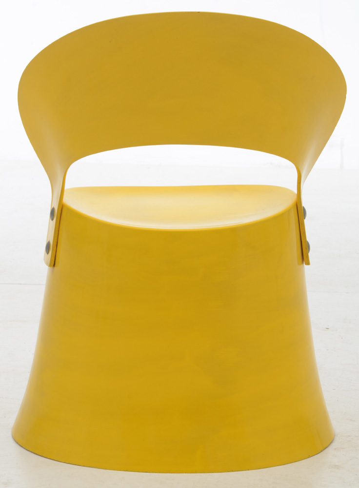 Nanna Ditzel Yellow Fiberglass Chair
