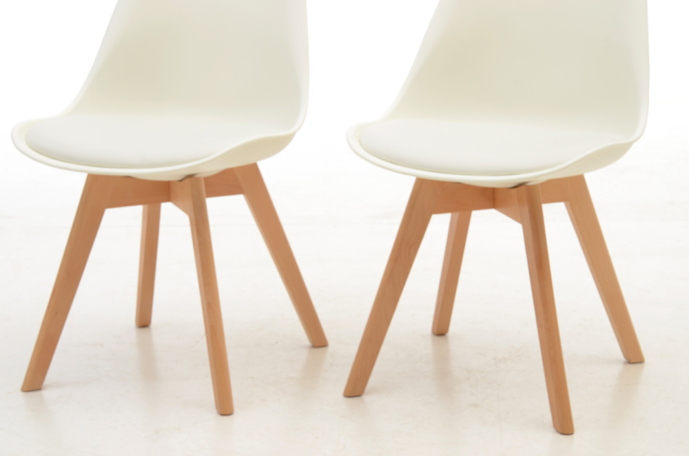 Pair of Wade Logan "Dakota" Side Chairs in White