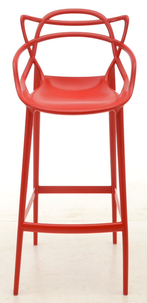 Modway "Entangled" Bar Stool and Chairs in Red