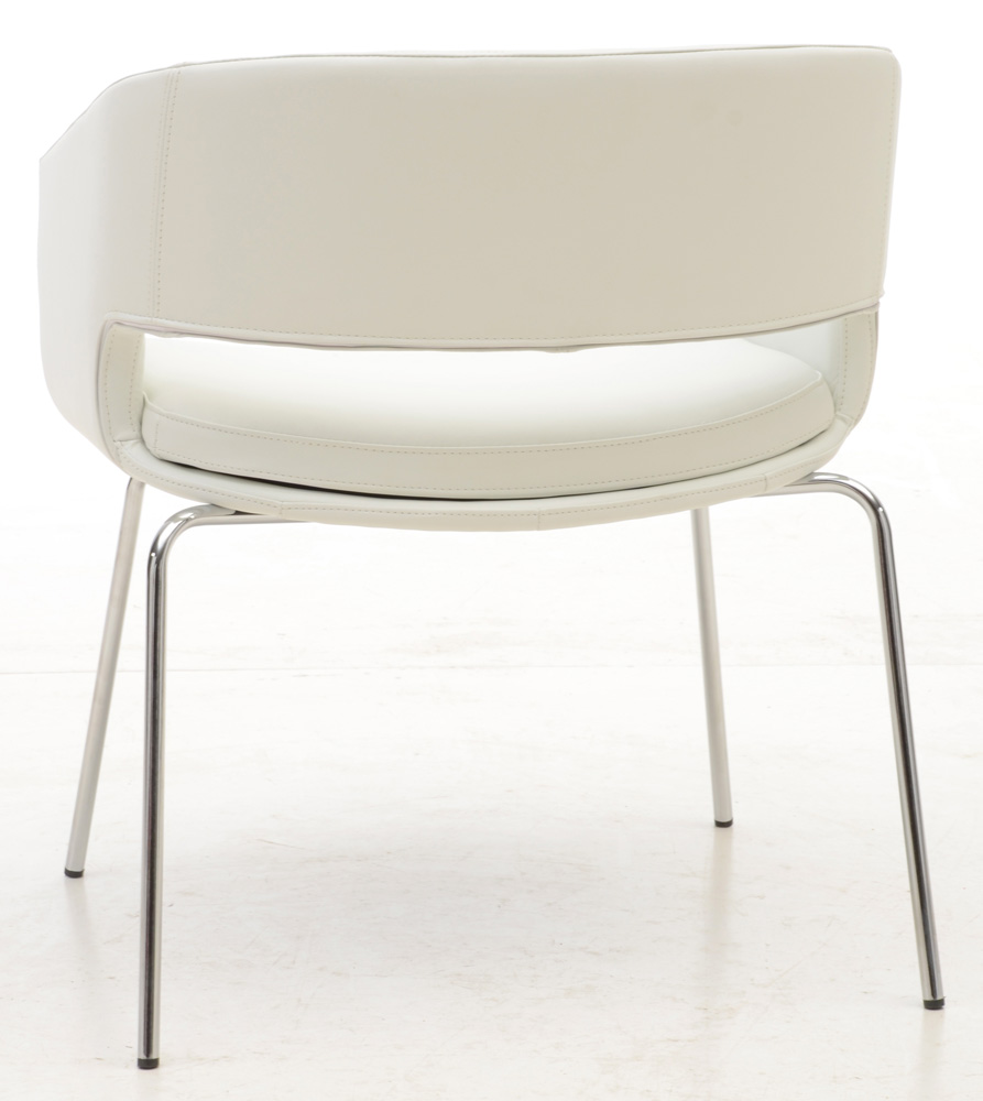 Pair of Euro Style "Amelia" Chairs in White