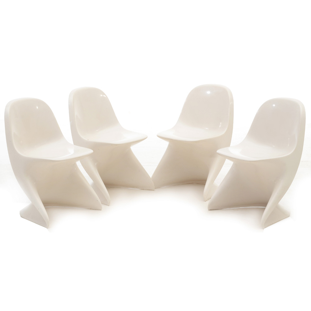 Four Molded "Casalino Jr." Children's Chairs