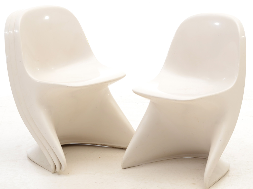 Four Molded "Casalino Jr." Children's Chairs
