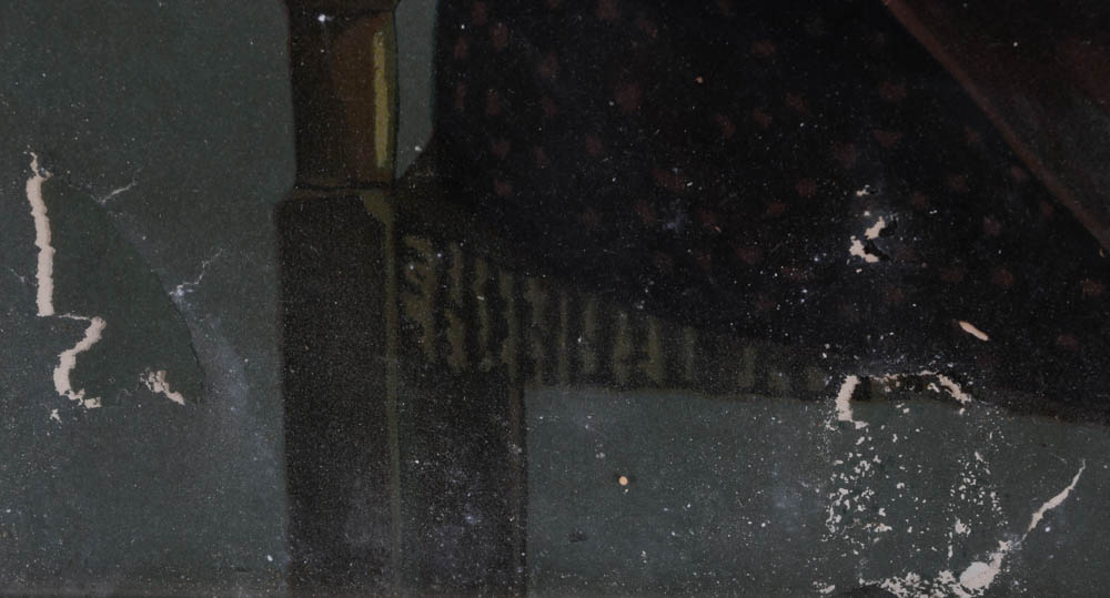 Early Framed Christian Moerlein Lithograph Beer Advertising Sign