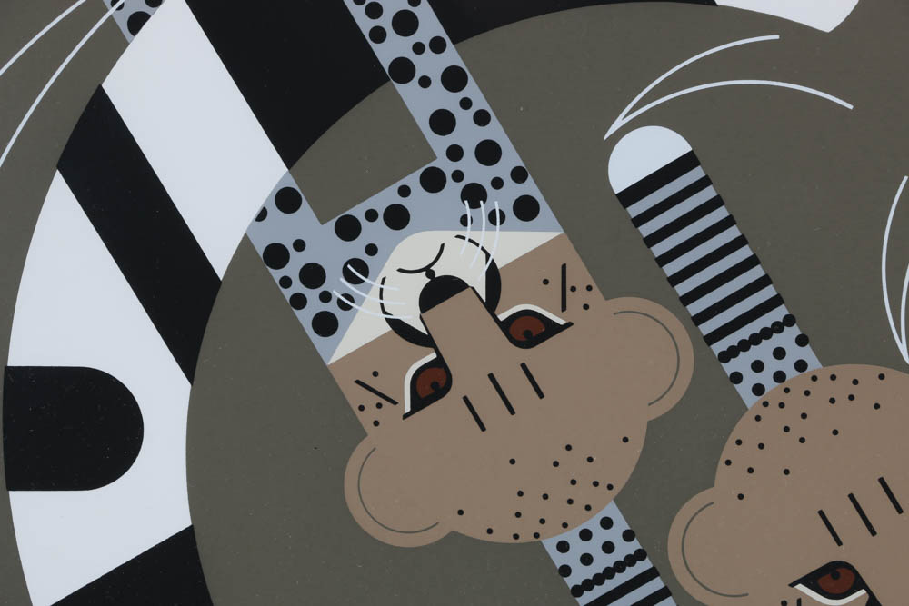 Charley Harper Signed Limited Edition Serigraph "Convivial Pursui