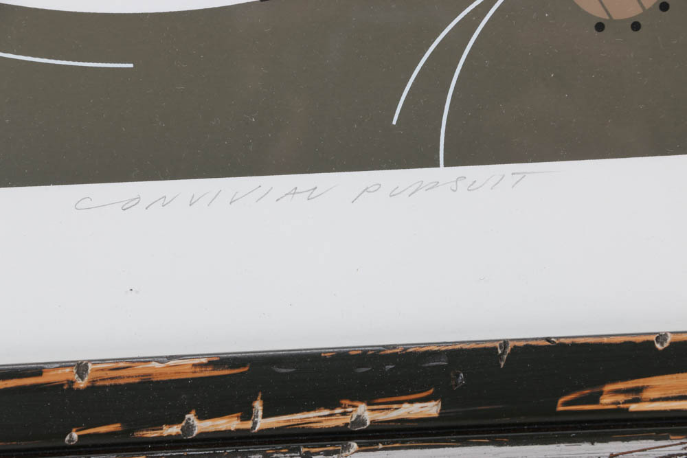 Charley Harper Signed Limited Edition Serigraph "Convivial Pursui