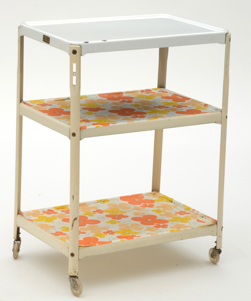 Mid-Century Serving Cart