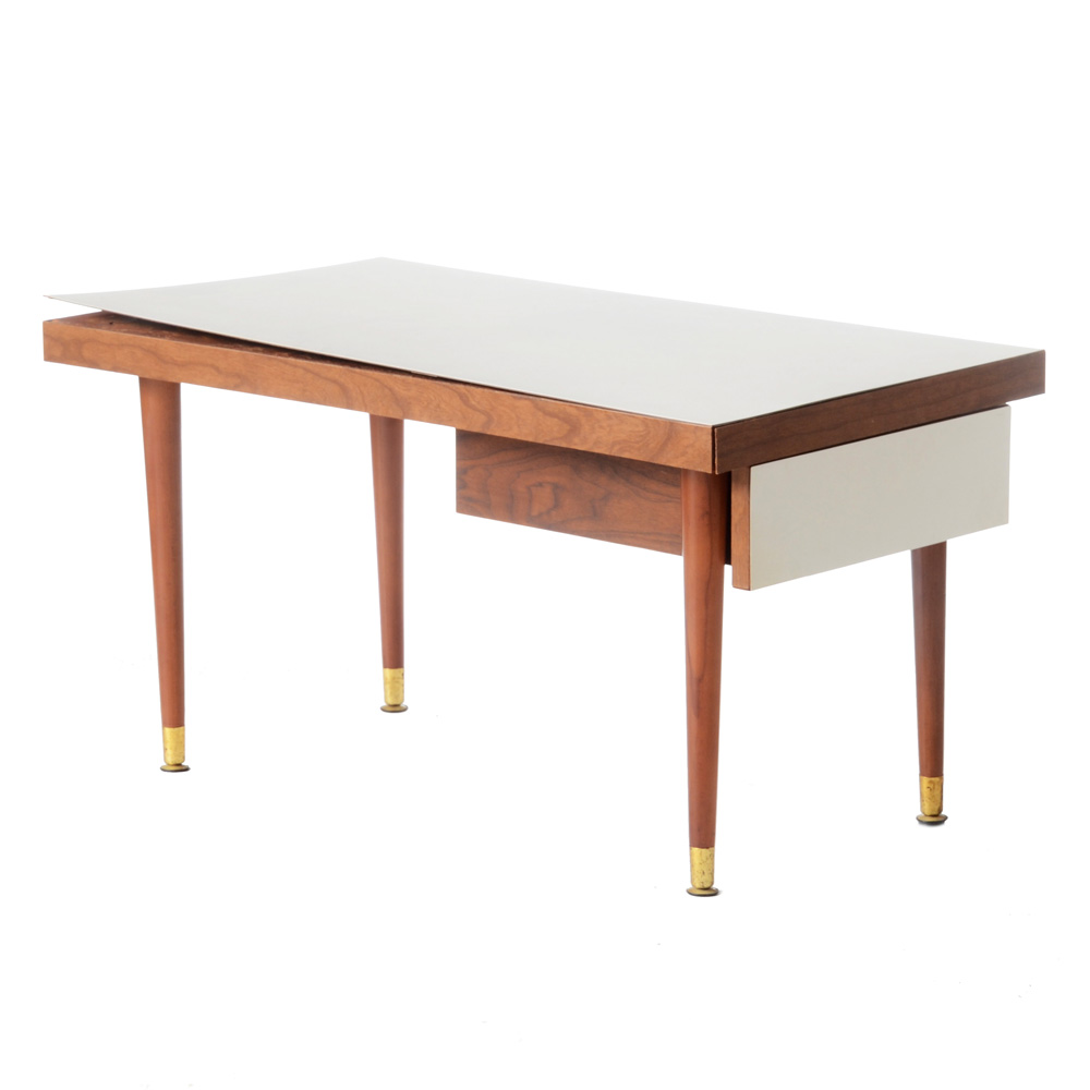 White Laminate Side Table