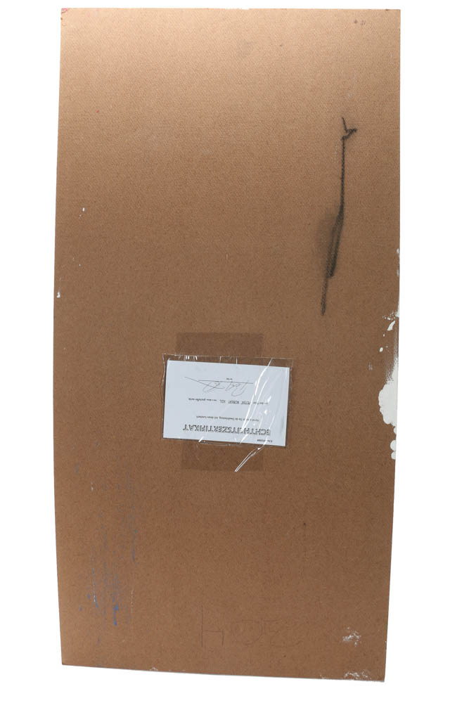 Peter Keil Original 1990 Oil on Masonite "Andy Warhol"