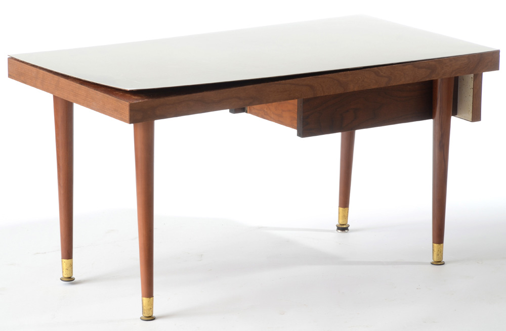 White Laminate Side Table