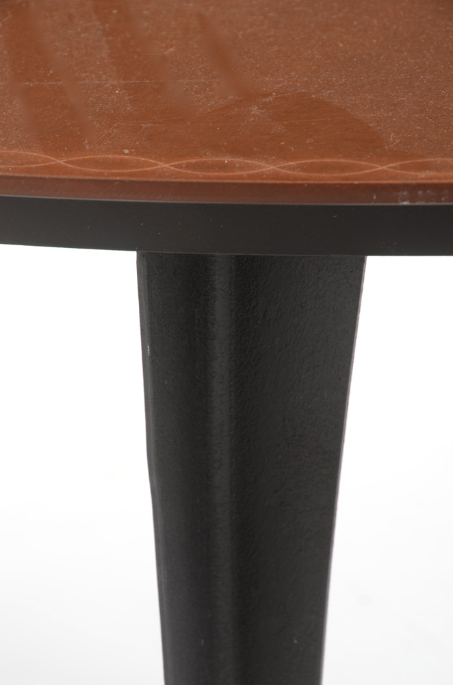 Oval Painted Steel Coffee Table