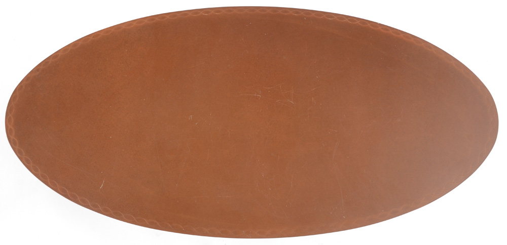 Oval Painted Steel Coffee Table