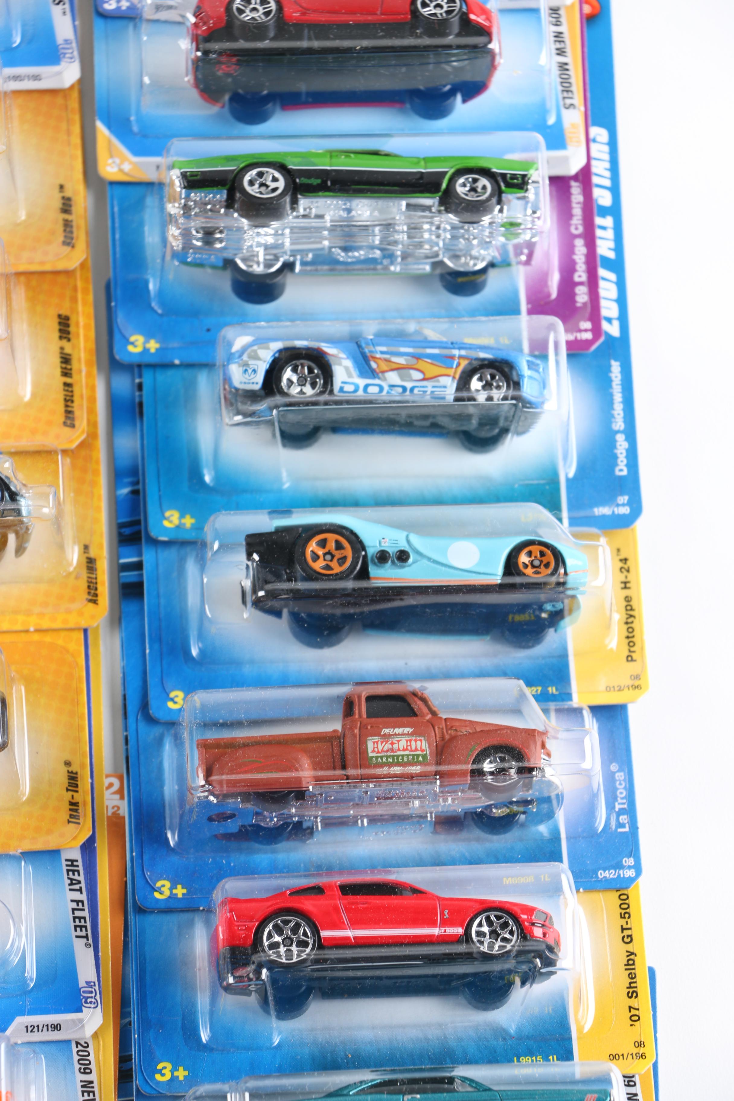 Assortment of Hot Wheels Cars