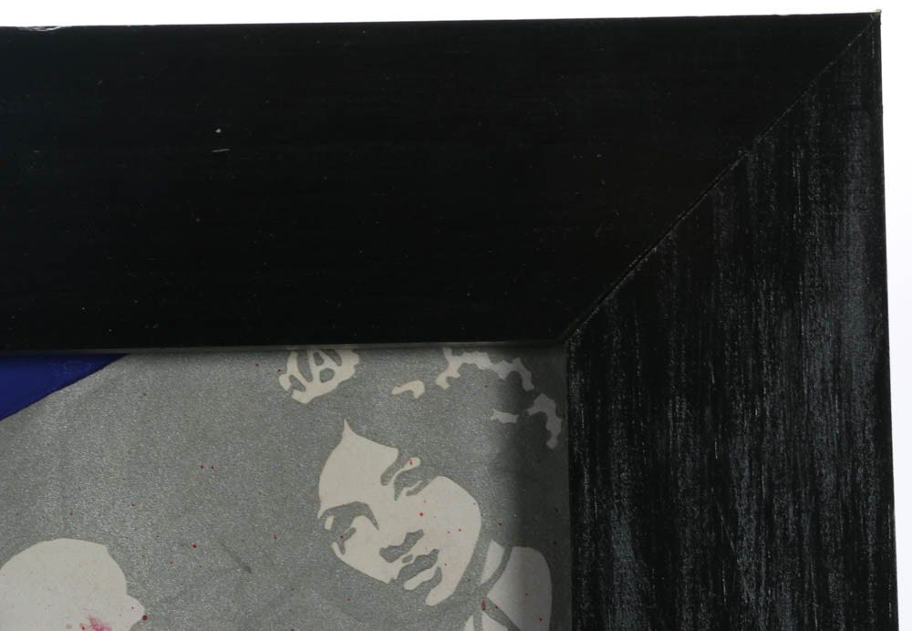 Timofei Andreevich Lyashchuk Original 1973 Mixed Media Prototype for Russian Propaganda Movie "The Chronicle of Night"