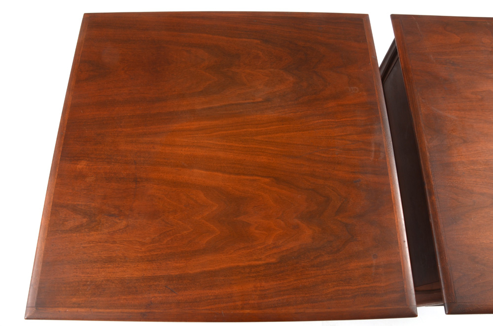 Pair of Mersman Walnut End Tables