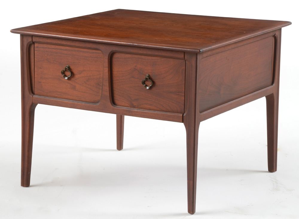 Pair of Mersman Walnut End Tables