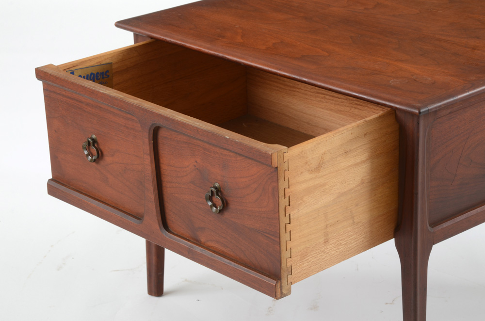 Pair of Mersman Walnut End Tables