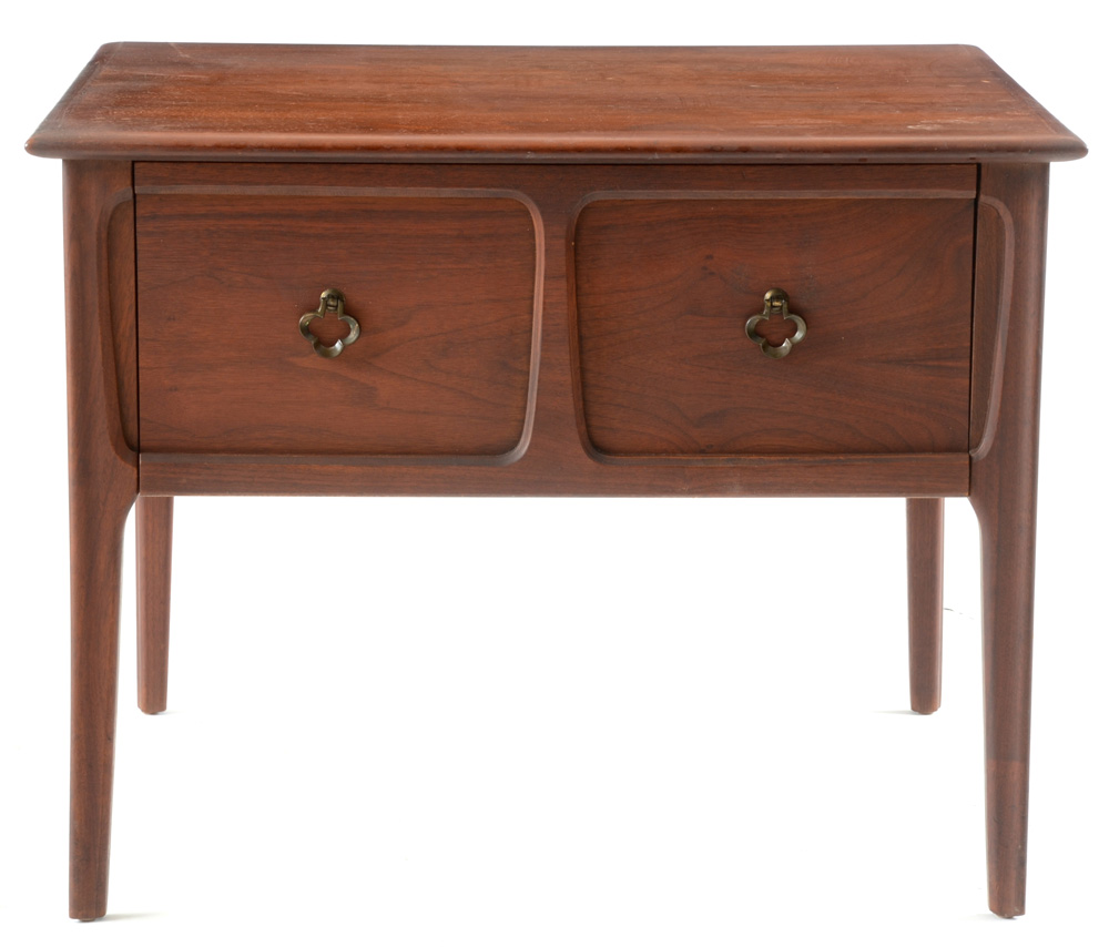 Pair of Mersman Walnut End Tables