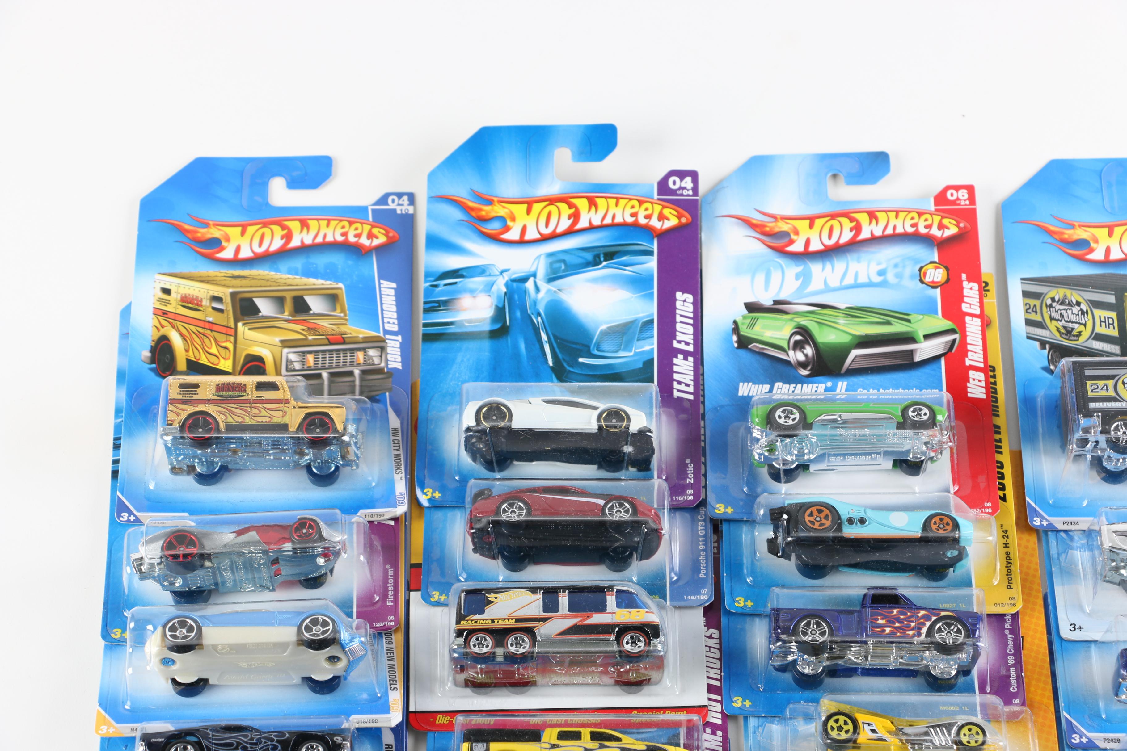 Assortment of Hot Wheels Cars