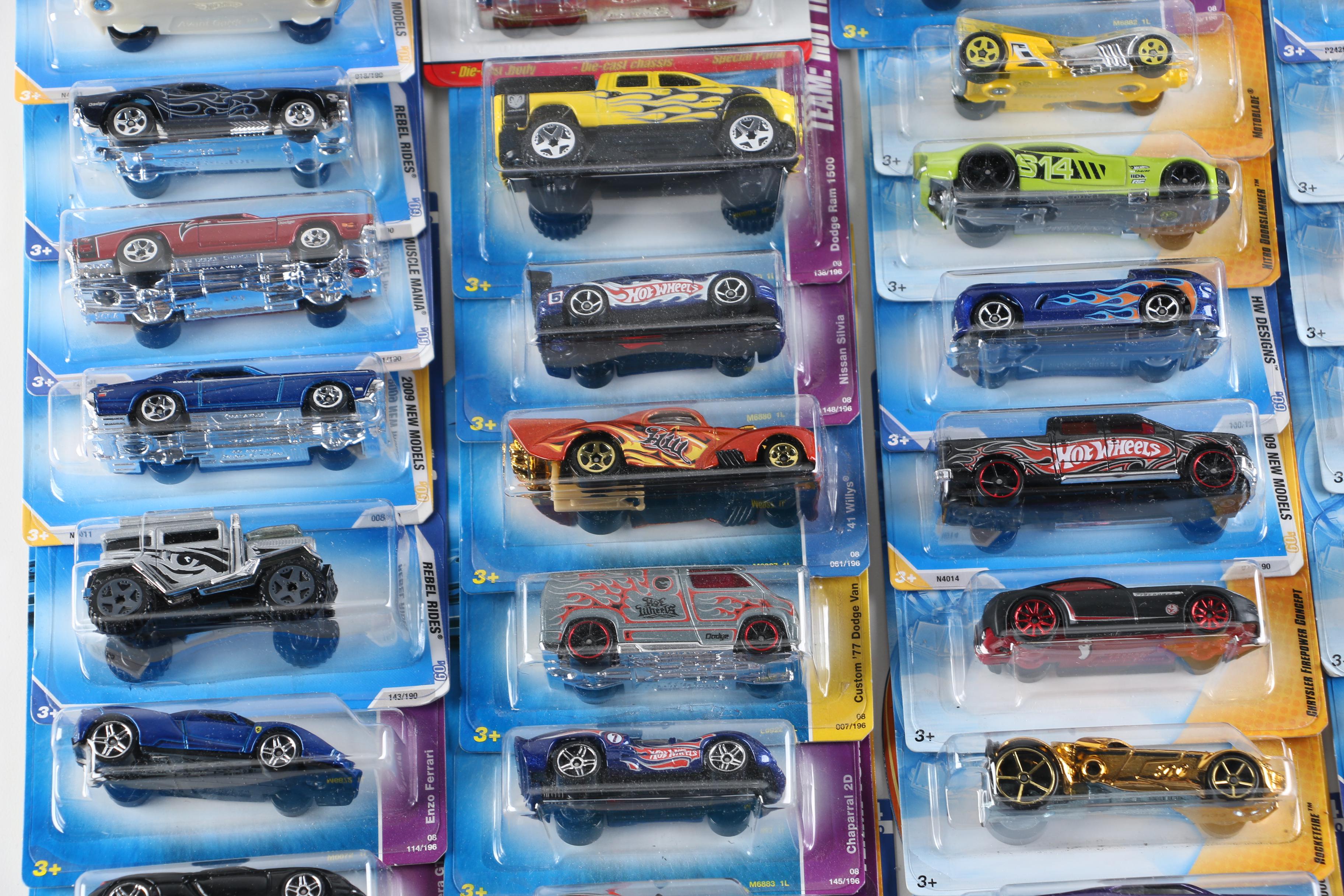 Assortment of Hot Wheels Cars