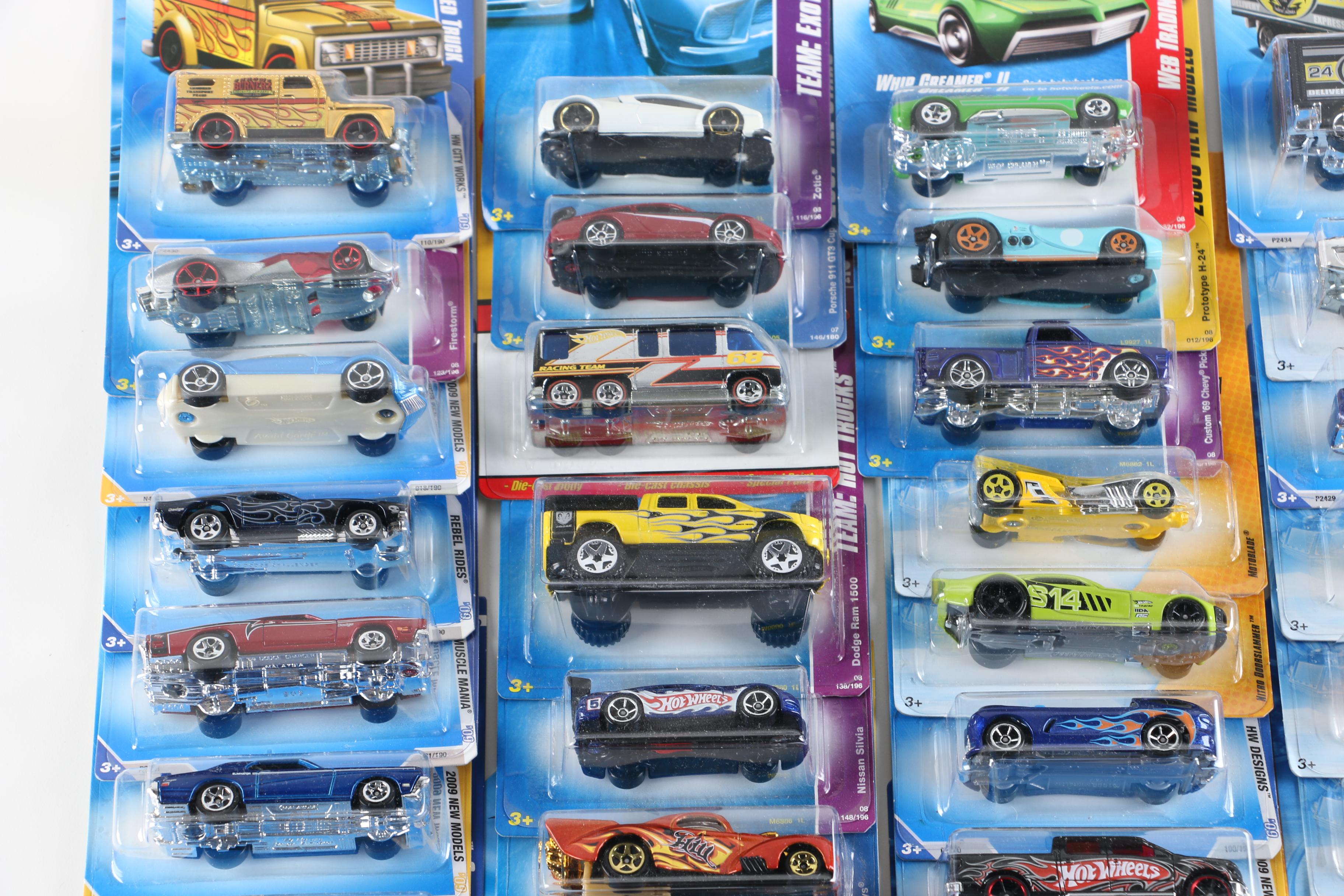 Assortment of Hot Wheels Cars
