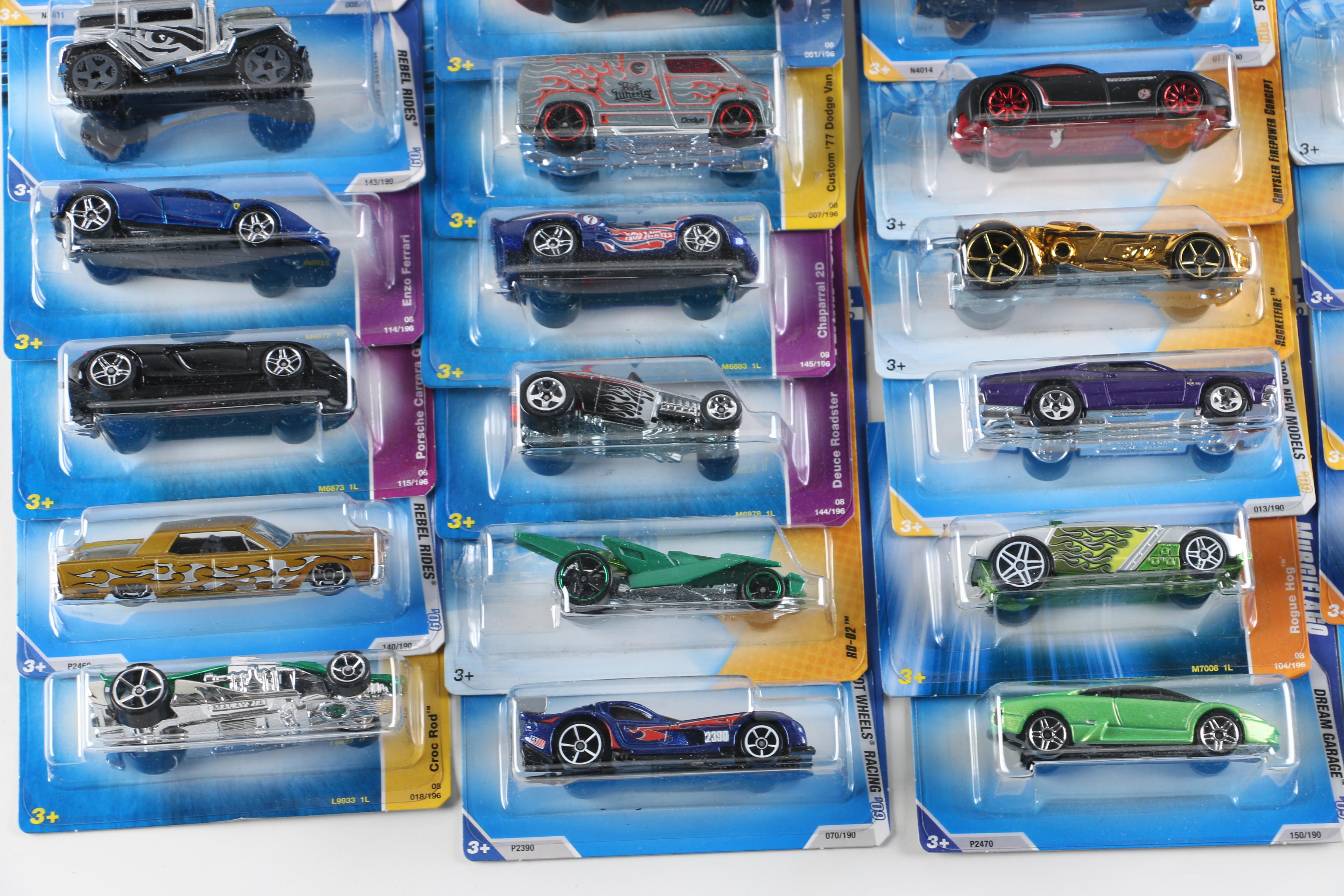 Assortment of Hot Wheels Cars