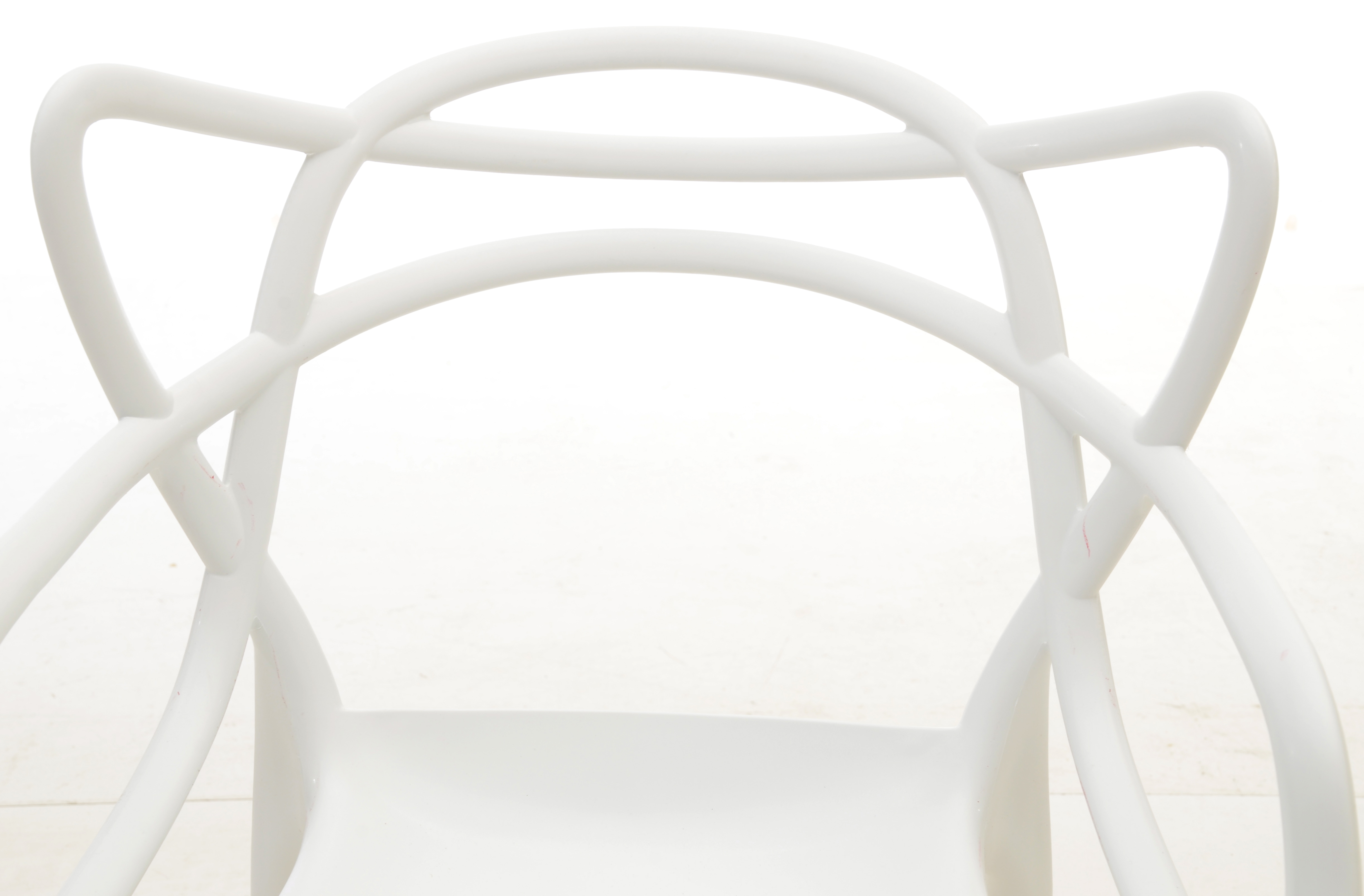 Pair of Modway "Entangled" Chairs in White