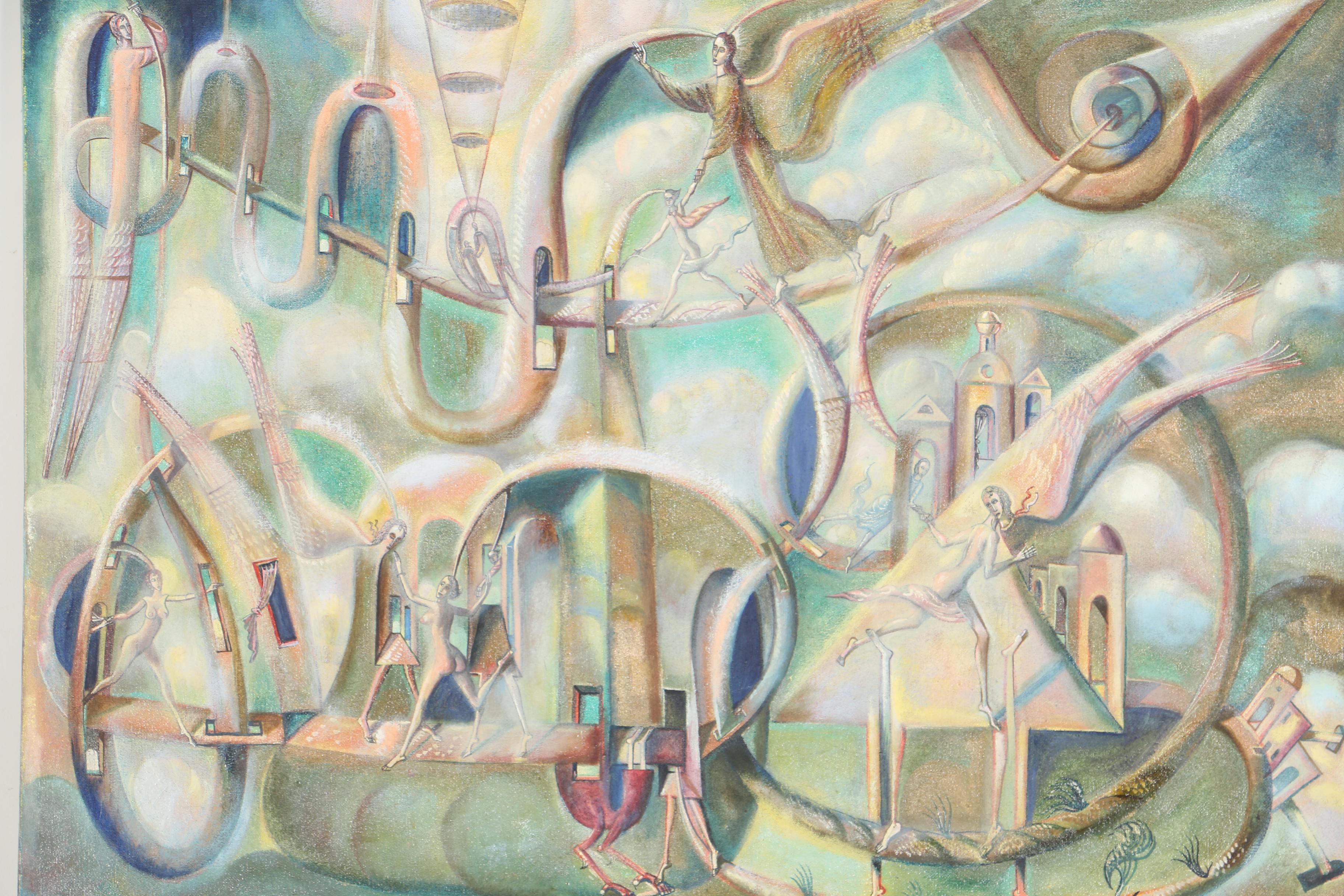 Sergei Vladimirov Potapov Acrylic Painting on Canvas "Destiny"