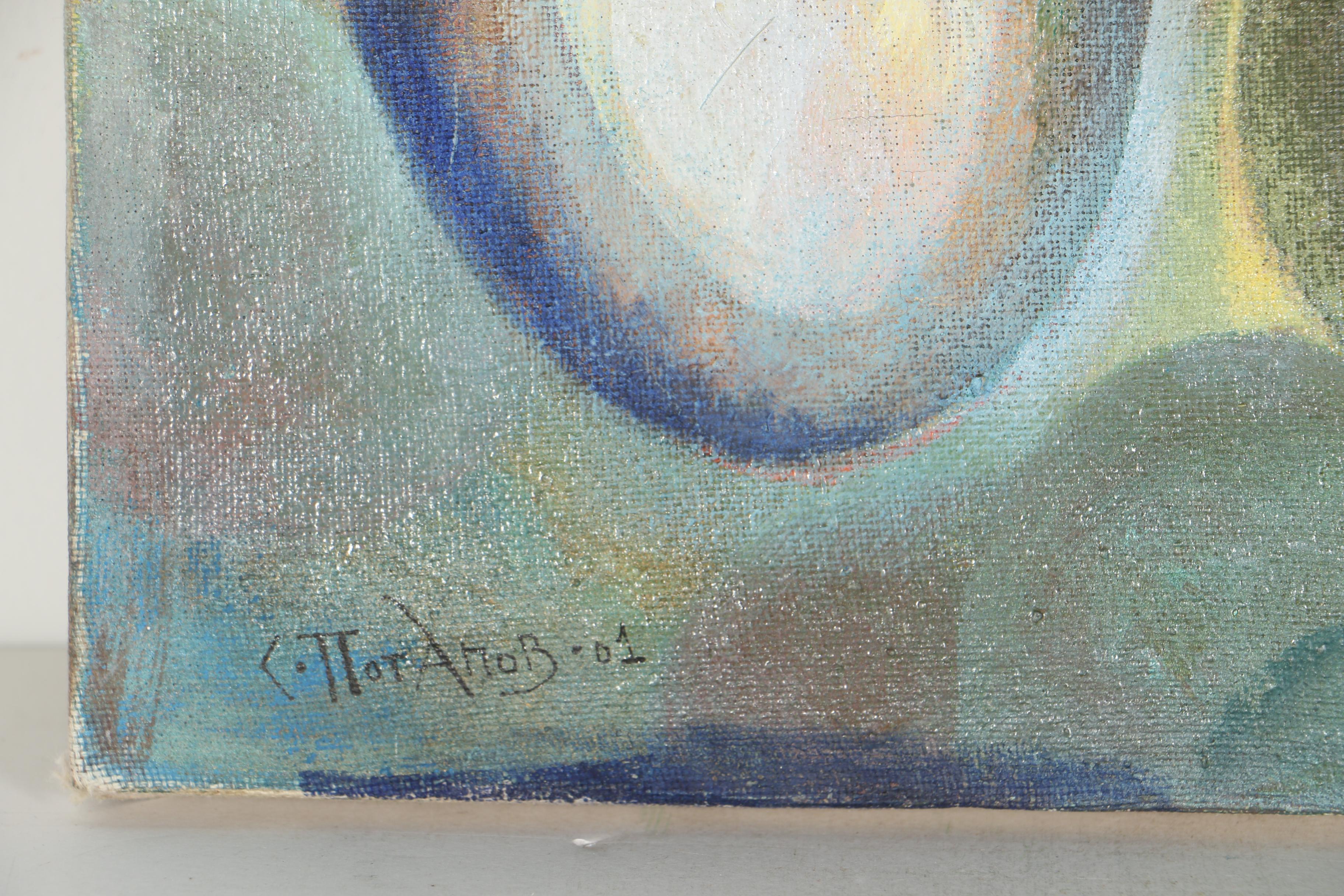 Sergei Vladimirov Potapov Acrylic Painting on Canvas "Destiny"