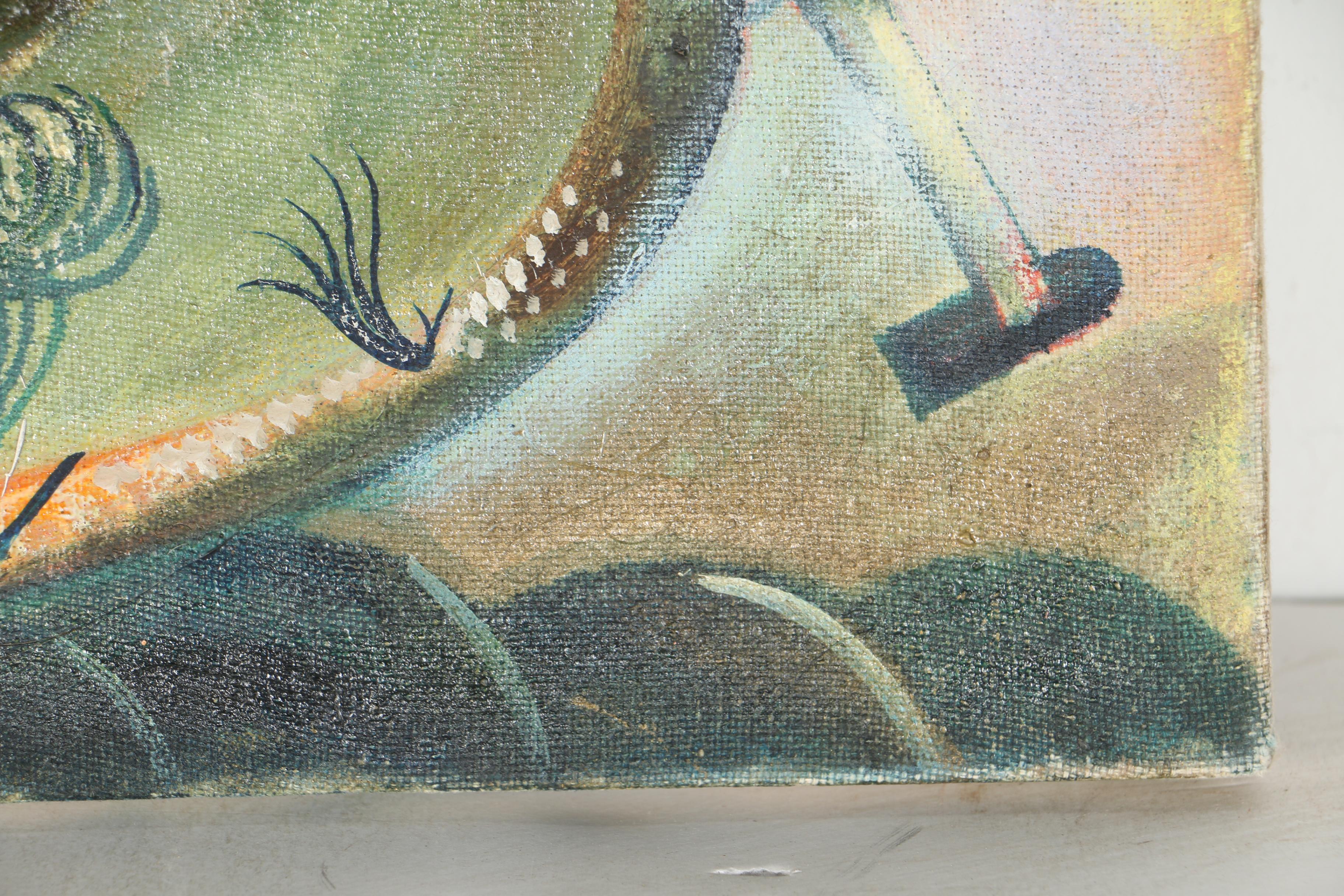 Sergei Vladimirov Potapov Acrylic Painting on Canvas "Destiny"