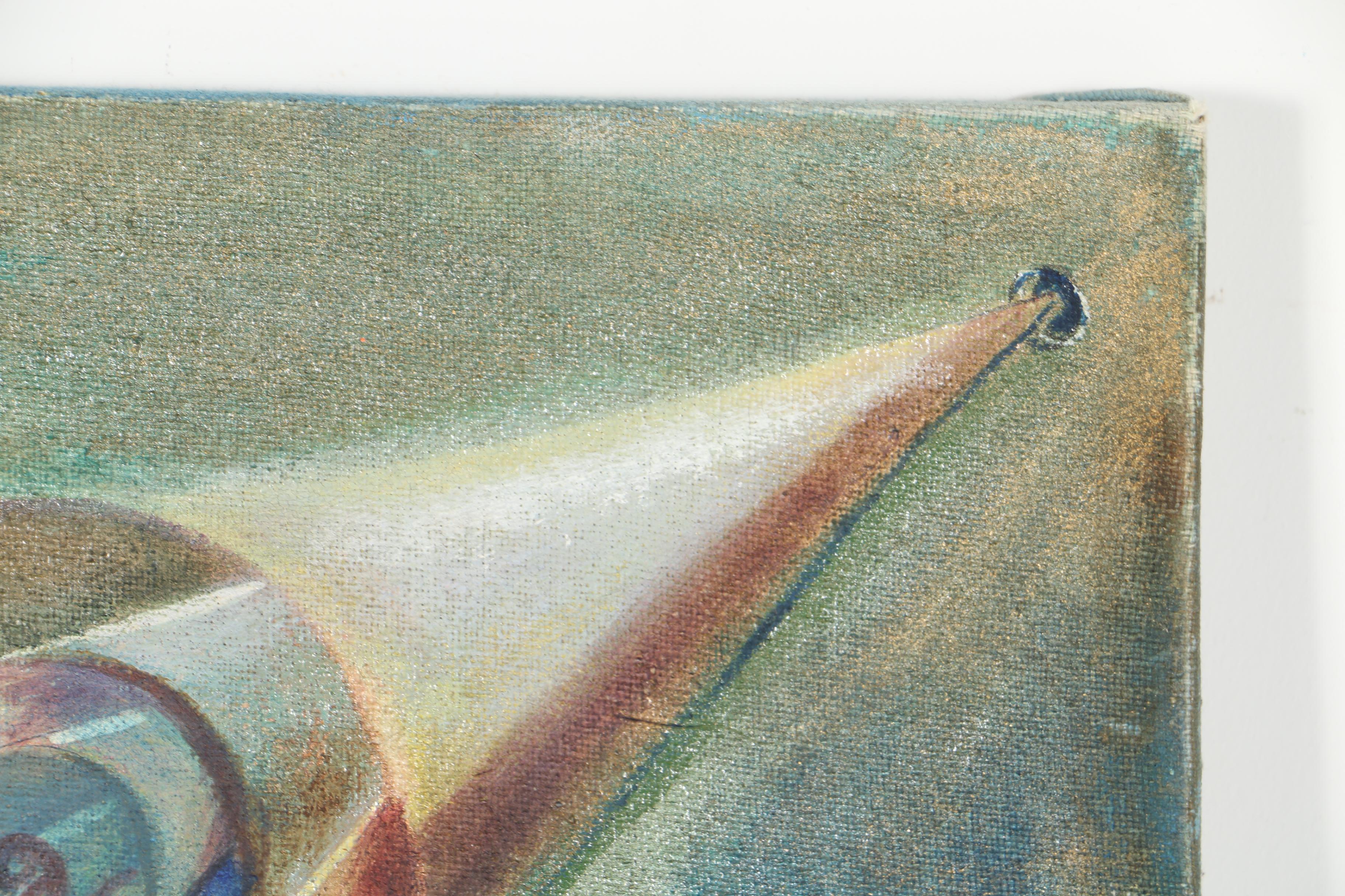 Sergei Vladimirov Potapov Acrylic Painting on Canvas "Destiny"