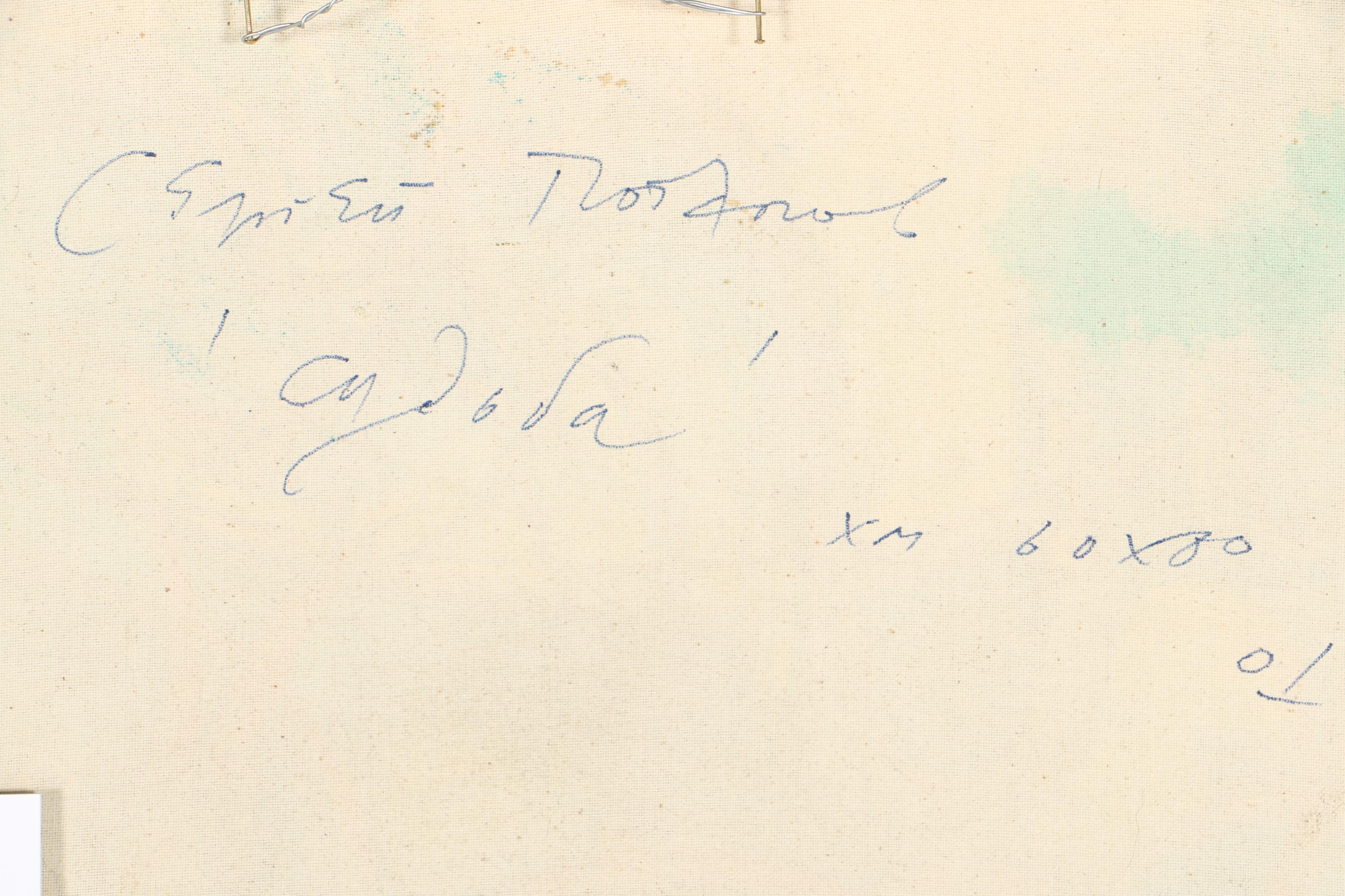 Sergei Vladimirov Potapov Acrylic Painting on Canvas "Destiny"