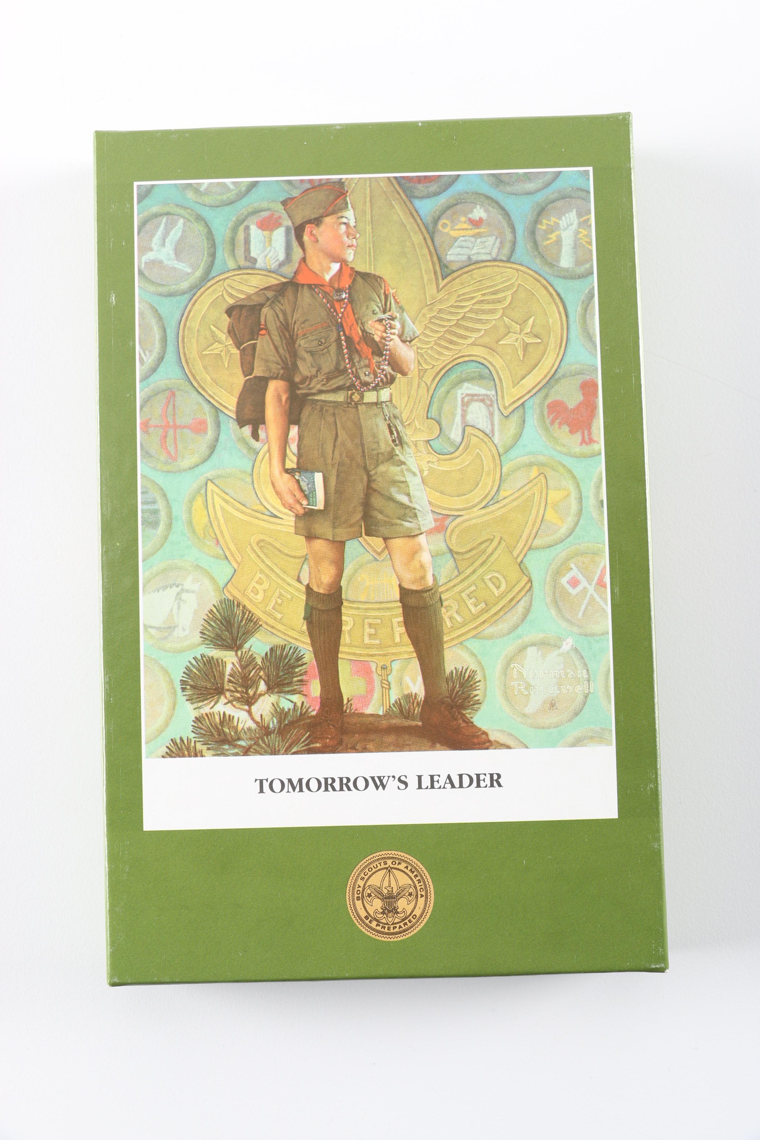 Boy Scouts of America Memorabilia Including Diamond Jubilee Utility Knife